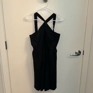 Express Criss Cross Black Dress - Size Medium